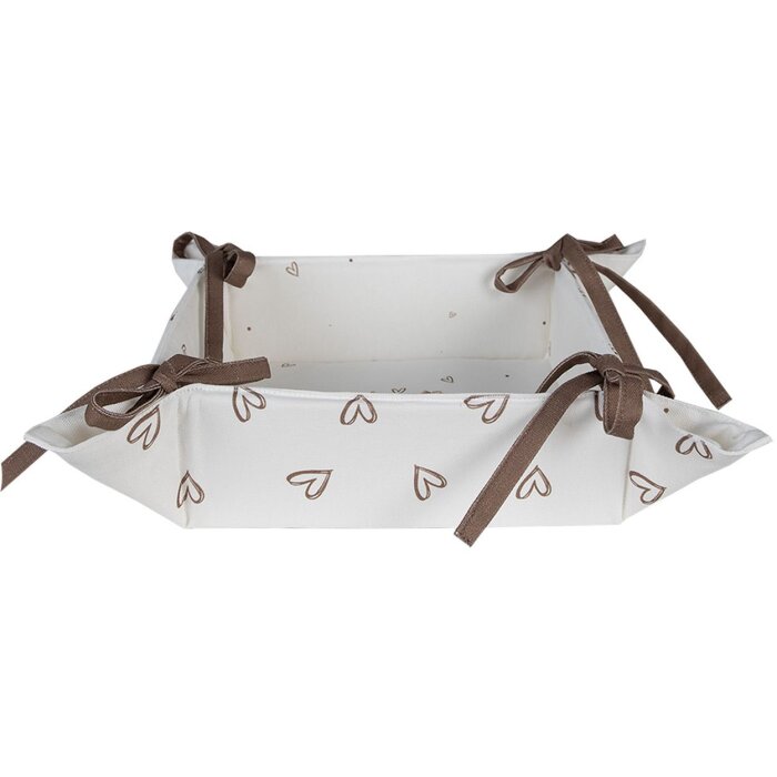 Corb de pâine Clayre & Eef Beige Braun 35x35x8 cm