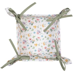 Clayre & Eef CFL47 Brotkorb Mehrfarbig 35x35x8 cm