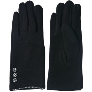 Juleeze JZGL0048Z Winter Handschuhe Schwarz 8x24 cm