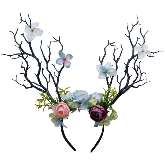 Banda de păr Juleeze JZHB0130, verde și maro