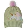 Șapcă pentru copii Juleeze Verde 20x21 cm, din acril, cu unicorn