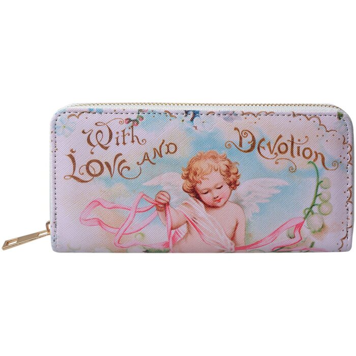 Juleeze JZPU0002-03 Portemonnaie Blau Weiß 10x19 cm