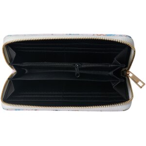 Juleeze JZPU0002-03 Portemonnaie Blau Weiß 10x19 cm