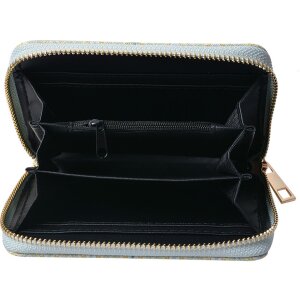 Juleeze JZPU0006-02 Portofel verde, galben 10x15 cm