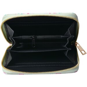 Juleeze JZPU0007-02 Portemonnaie Grün Rosa 10x15 cm