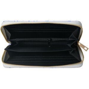 Juleeze JZPUBRB-03 Portemonnaie Weiß Blau 10x19 cm