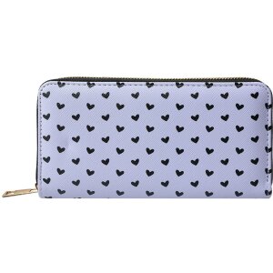 Juleeze JZPULBS-03 Portemonnaie Weiß Schwarz 10x19 cm