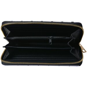 Juleeze JZPULBS-03 Portemonnaie Weiß Schwarz 10x19 cm