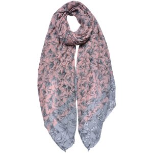 Juleeze JZSC0685P Schal Damen Muster Rosa 85x180 cm