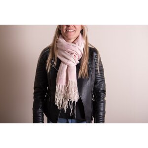 Juleeze JZSC0776P Winterschal Damen Rosa 68x180 cm