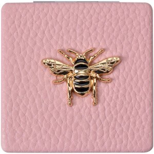 Juleeze JZSP0007P Handspiegel Rosa 6x6 cm