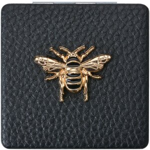 Juleeze JZSP0007Z Handspiegel Schwarz 6x6 cm