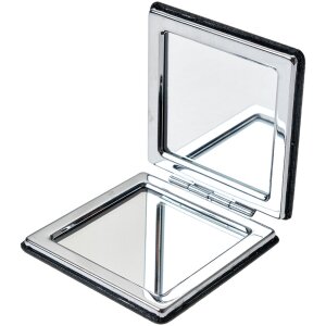 Juleeze JZSP0007Z Handspiegel Schwarz 6x6 cm