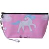 Tasca de cosmetice Juleeze JZTB0022 cu motiv unicorn, roz, 23x13 cm