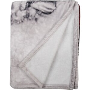 Clayre & Eef KT060.142 Plaid mit Weihnachtsmann 130x170 cm