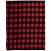 Clayre & Eef KT060.145 Plaid Rot Schwarz 130x170 cm