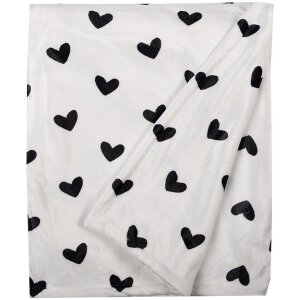 Plaid Clayre & Eef LBS60 Albastru Negru 130x170 cm