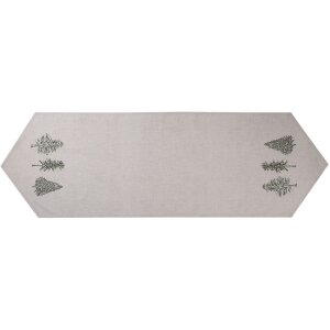 Clayre & Eef NPT65 Tischläufer Beige 50x160 cm