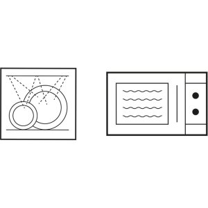 Clayre & Eef Essteller SSFDP Weiß Blau Fischmotiv Ø 20x2 cm Porzellan