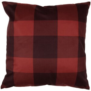 Clayre & Eef TX24 Kissenhülle Rot Beige 45x45 cm