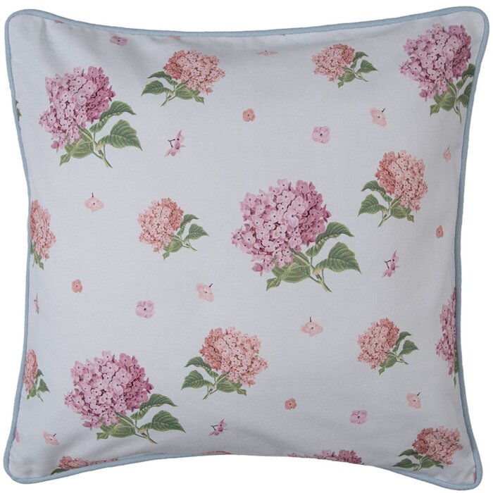 Coș de perne Clayre & Eef VTG21, roz, 40x40 cm, bumbac, stil rustich