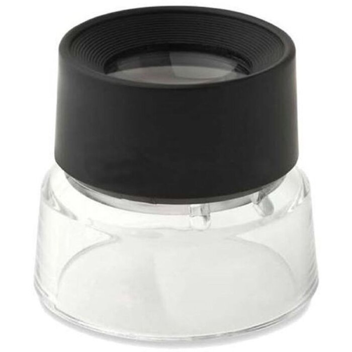 Lupă de masă Carson LL-10, 10x, lentilă acrilică 30 mm, rezistentă la zgârii