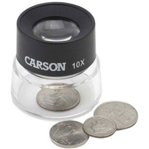 Carson LL-10 Standlupe 10-fach 30mm Acryllinsen leicht...