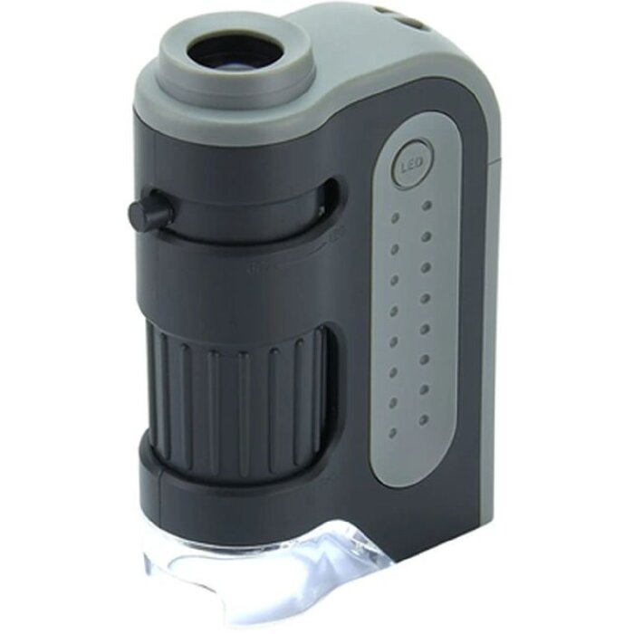 Microscop de mână Carson MM-300 MicroBrite Plus 60-120x, ușor și compact