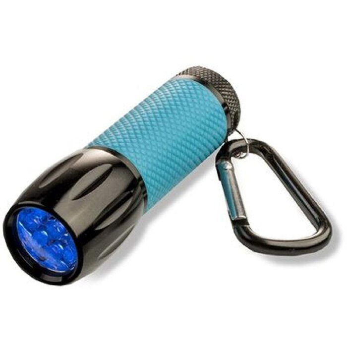 Lanterna UV LED Carson UVSight Pro, neagră și albastră