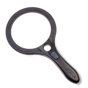Carson AS-95 Lupa portabila LED 2x mărire 110mm cu lentile spot 7x