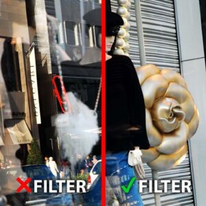 Marumi Circ Pola Filtru Super DHG 58 mm Împrăștie murdăria