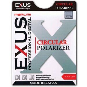 Marumi EXUS Circ. Pola Filter 77 mm pentru fotografii în aer liber