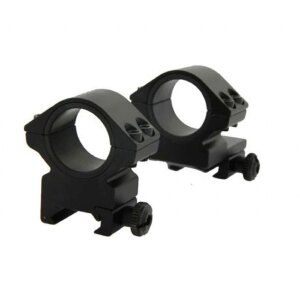 Konus Montage Set 25-30mm Dual-T Ring Halterung Schwarz