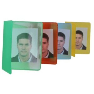 Benel dosar foto pașaport 250 buc. PVC colorat mixt 53x65mm