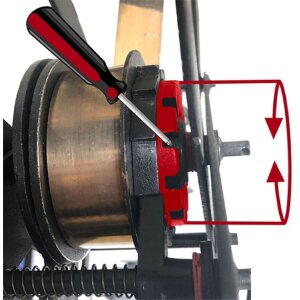 Pantograf Falcon Eyes cu sistem de arc 3360C pentru sistem de șine pentru tavan 2 m