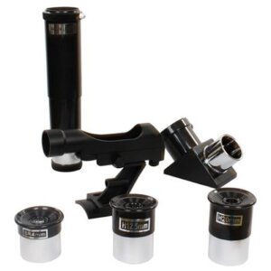 Telescop refractor Byomic 60-700 pentru începători, inclusiv cutie de transport