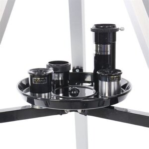 Telescop reflector Byomic 76-700, argintiu, cu valiză