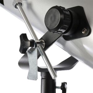 Telescop reflector Byomic 76-700, argintiu, cu valiză