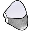 StudioKing Reflector CRGSW60 Alb argintiu cu mâner 60 cm
