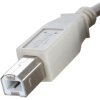 Standard USB 2.0 Kabel 5m A-male auf B-male grau
