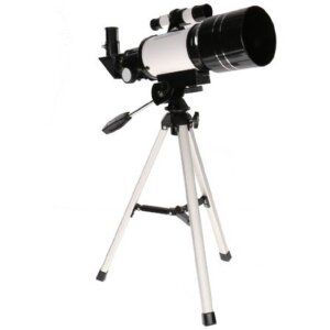 Byomic Junior Teleskop 70-300 Astronomie Einsteiger Schwarz