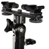 Falcon Eyes CLD-14A Suport înclinabil Twin Mount cu 2 adaptoare pentru pantof fierbinte HS-20M