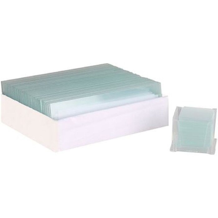 Set Byomic de sticlă de obiect 25x75mm și sticlă de acoperire 18x18mm – 50+100 buc.