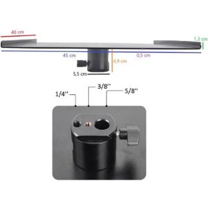 Suport pentru notebook StudioKing MC-1120-S pentru laptopuri de 23 inch cu suport Arca Swiss