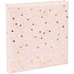 Goldbuch Fotoalbum Finamente rosé 30x31 cm 60 Seiten Pergamin Hochzeitsalbum