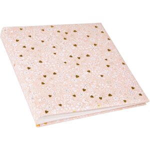 Goldbuch Fotoalbum Finamente rosé 30x31 cm 60 Seiten Pergamin Hochzeitsalbum