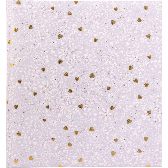 Goldbuch Fotoalbum Finamente lilac 30x31 cm 60 Seiten mit Pergamin