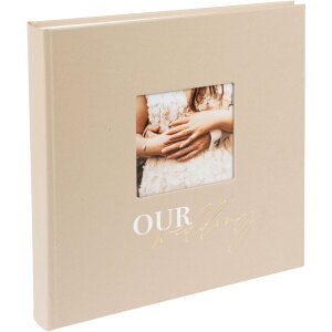 Goldbuch Hochzeitsalbum OUR wedding 30x31 cm 60 weiße Seiten