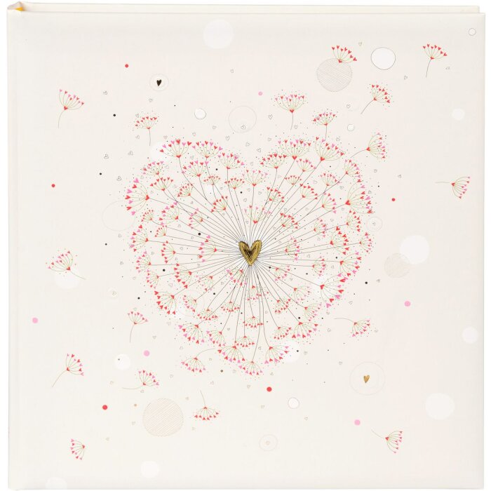 Album foto Goldbuch Golden Heart 30x31 cm, 60 pagini albe