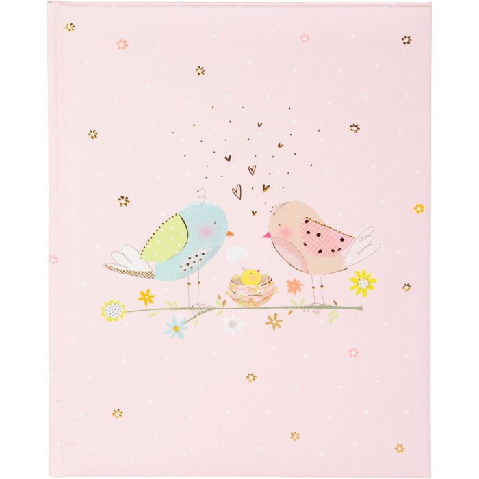 Goldbuch Baby Diary Loving Birds Fetiță 21x28 cm 44 pagini Roz